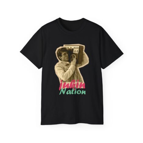 Jukin Nation Retro Tee, Unisex Cotton T-Shirt for Music Lovers